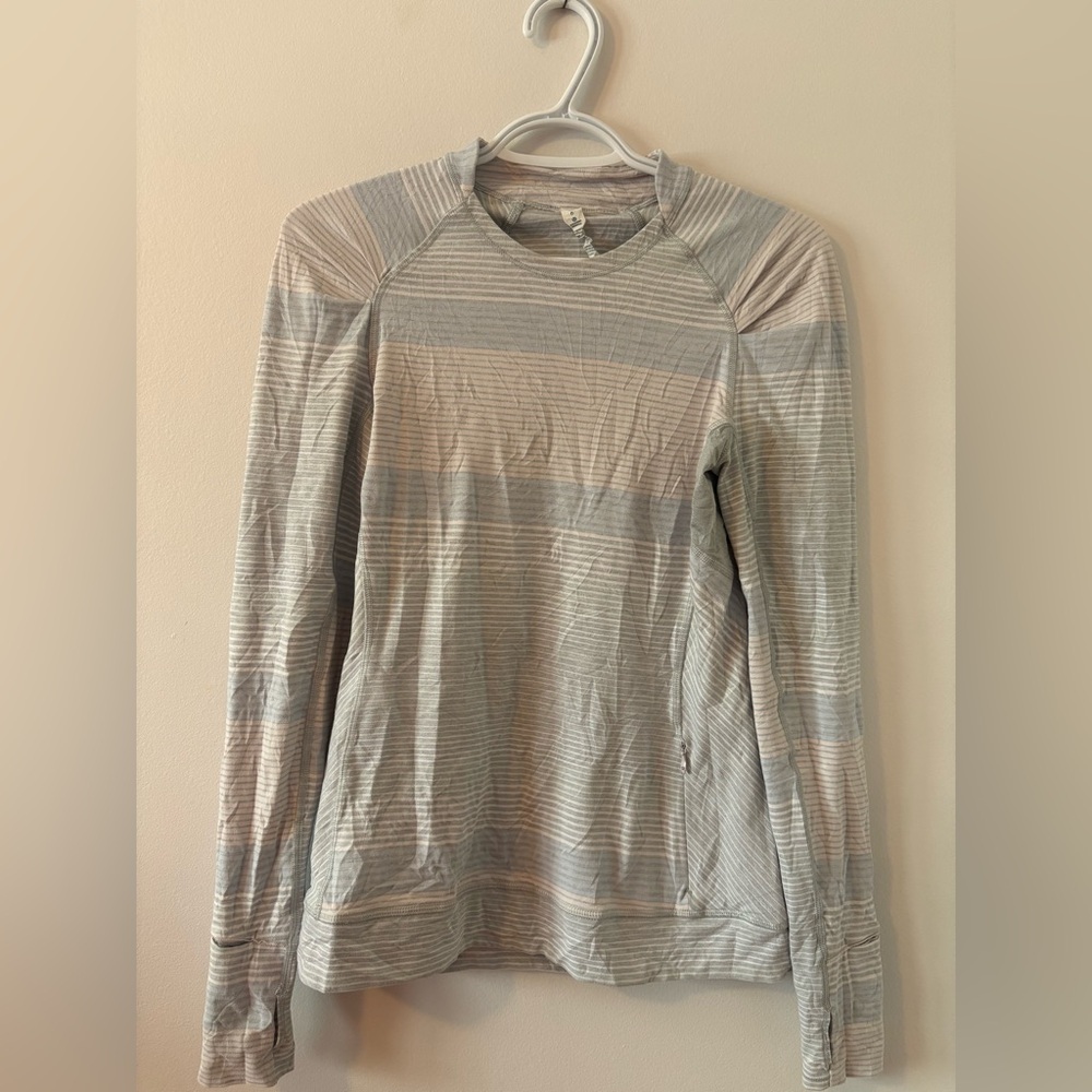 Lululemon Think Fast Long Sleeve Size 6 - Picture 3 of 10